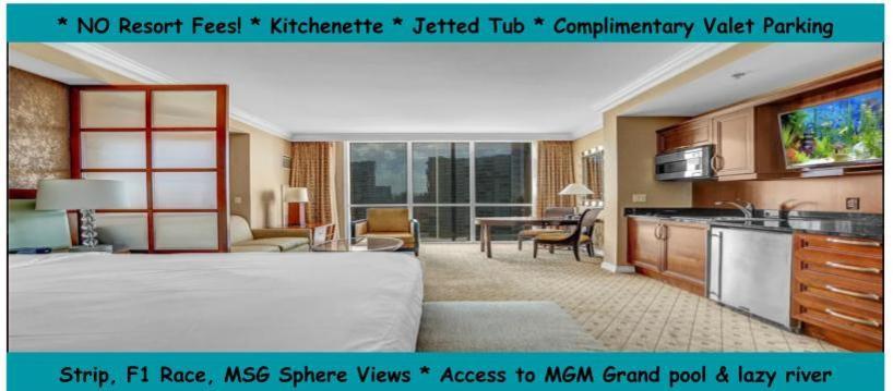 Signature Mgm Suite With Strip And Sphere View Лас-Вегас Экстерьер фото